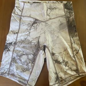Tie dye biker shorts